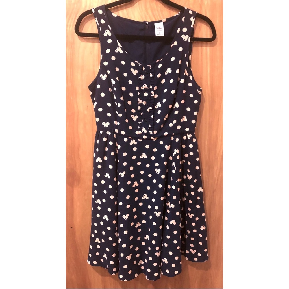 Lauren Conrad Disney - Mickey Mouse Polka Dot Sleeveless Dress